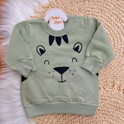 Conj. Casaco e Calça Cute Baby Tiger - Verde